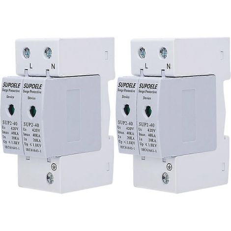 Stück Überspannungsschutzgerät Antithunder Elektronisches Bauteil SUP240 2P 40KA 420V AC (1/4)