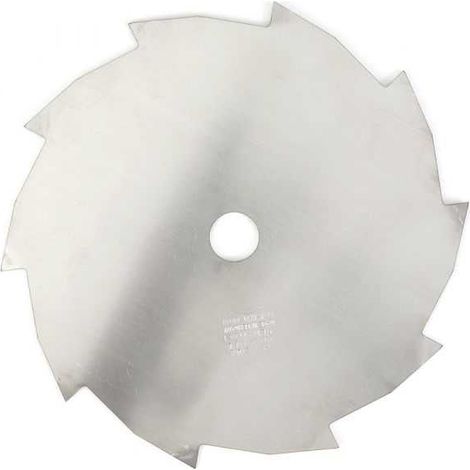 Lame disque 10 dents débroussailleuse Ø 250 mm Al. 25,4 mm Ep.2 mm (1/3)