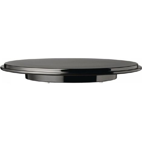 Plat à gâteaux (H)40 x (Ø)310 mm, en mélamine noir