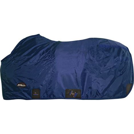 145 cm, Rosso: Coperta western da paddock idrorepellente modello Midland nylon 210 denari senza imbottitura (1/3)