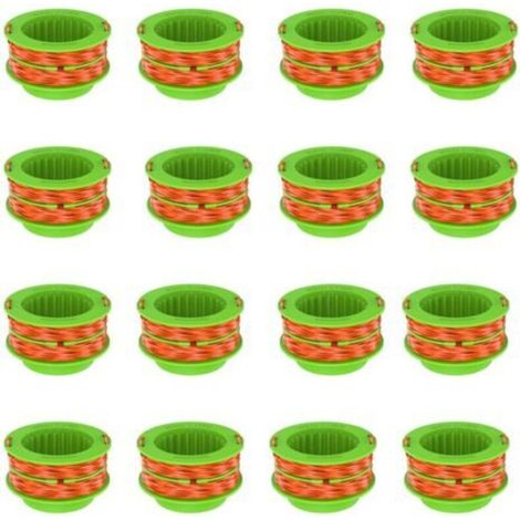 Jeu de cordons de coupe pour tondeuse EGO power + AS1300, bobines de cordon de remplacement pour tondeuse Ego 15 ST1500/ST1500-S 16 pièces (1/5)