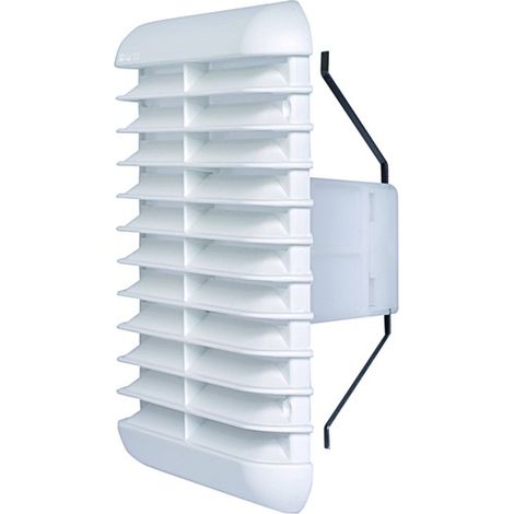 GRIGLIA QUADRATA UNIVERSALE IN MATERIALE TERMOPLASTICO CON MOLLE RECLINABILI A 90 ° BIANCA EE ¸160/200 238X238 MM VECAM-CO S.P.A