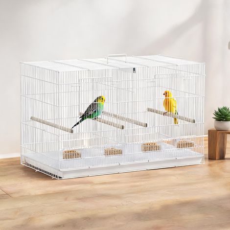Cage pour oiseaux blanco en acero PP 76 x 46 x 46 cm (1/5)