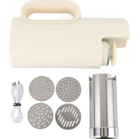 Machine à pates électrique sans fil, automatique et Portable, Machine de fabrication de nouilles avec 4 plaques, pour la cuisine domestique (1/5)