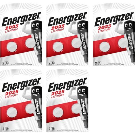 .10 piles Energizer CR2025.