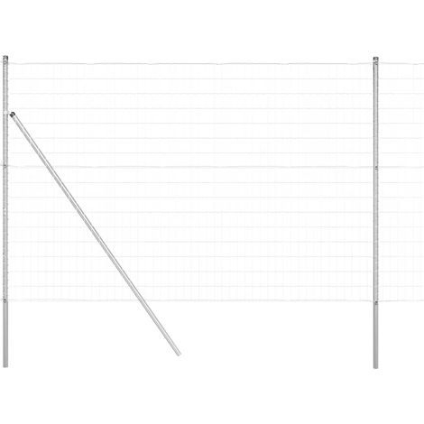 Maison Exclusive - Ground Fix Geschweißter Drahtzaun 10 x 1,6 m (