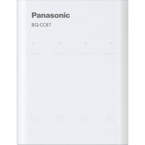 Panasonic Eneloop SmartPlusUSB Caricabatterie da viaggio, per 1-4 batterie AA/AAA Ni-MH, con uscita USB e 10 funzioni di sicurezza, blu (1/5)