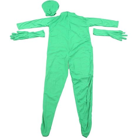 Combinaison intégrale cran vert pour photographie film et vidéo 180 cm (1/4)