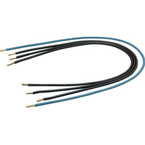 Hager – Faisceau de câbles 4 pôles 10 mm² Y87B – Câble de raccordement 700 mm – Conducteur N, L – Pour installations électriques professionnelles