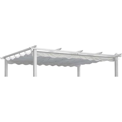 Domo Mea Copertura di Ricambio per Pergola YF-3869 - 3x4 m Bianco (1/2)