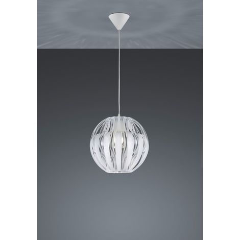 Lampada a sospensione Pumpkin bianca Ø30 E27 Reality RL (1/4)