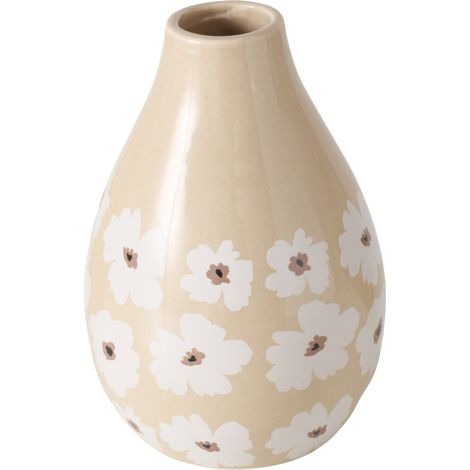 Keramikvase mit Blumenmuster, CANEA