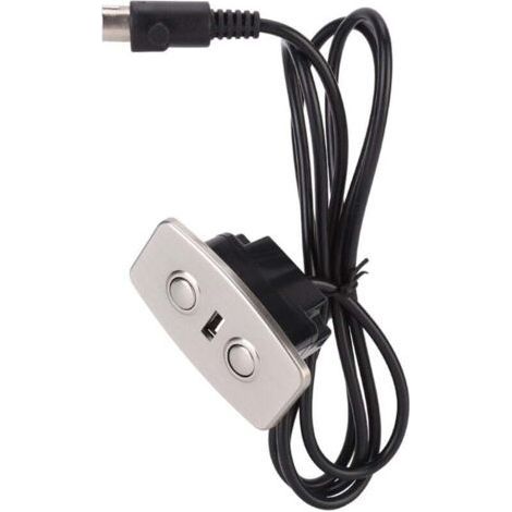 Manuelle Steuerung für elektrischen Relaxsessel und Sofalift, manueller 2-Tasten-Schalter mit zwei USB-Anschlüssen (1/4)