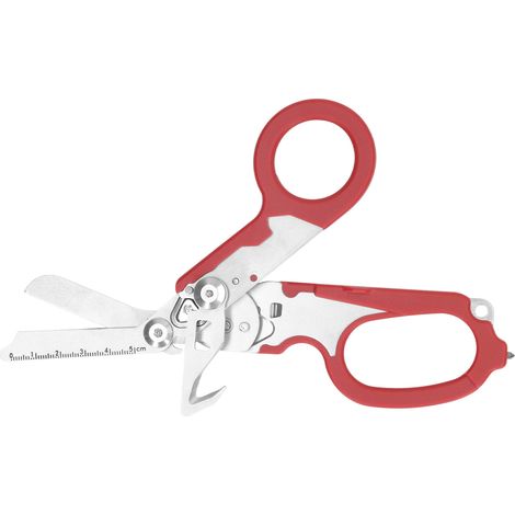 Klappschere aus Edelstahl, transparente Skala, Windschutzschneider, Schraubenschlüssel, Werkzeug für den Außenbereich, Rot (1/5)