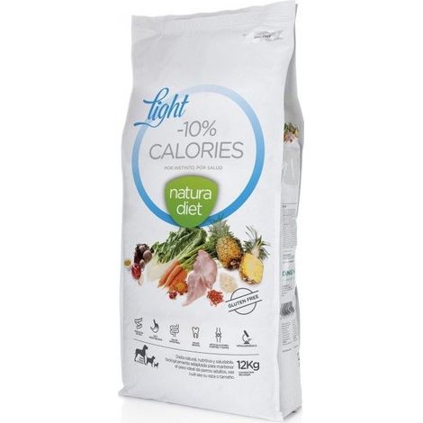 NATURA DIET DOG LIGHT -10% calories 12 kg