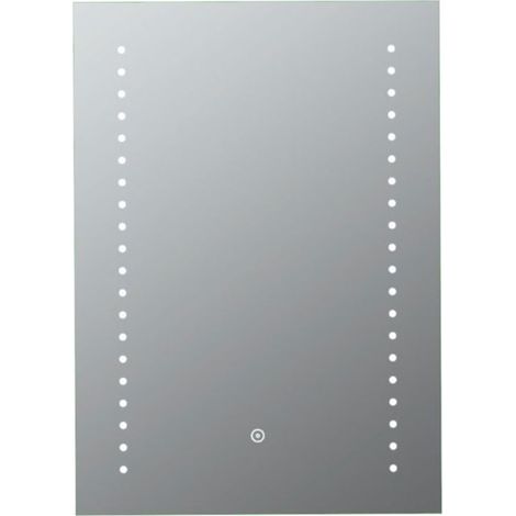 Signature Isabella Front-Lit LED Bathroom Mirror with Demister Pad 800mm H x 600mm W (1/3)
