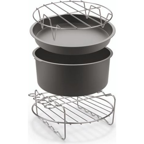 Kit d'accessoires friteuse Tefal Easy Fry XXL Noir et Métal