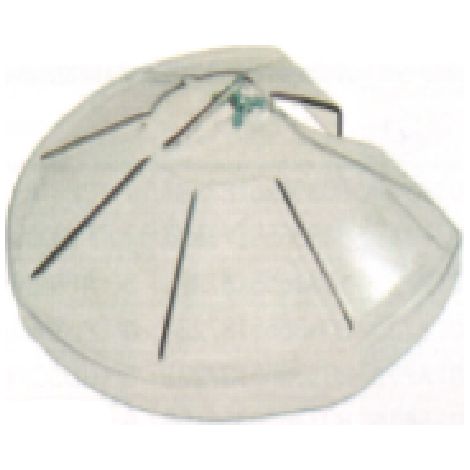 Tapa transparente para cepillo universal de desbrozadora en PETG MADE IN ITALY (1/2)