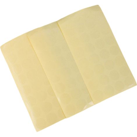 Beyamis Étiquettes autocollantes transparentes circulaires de 2,5 cm (1 pouce), pour la fermeture d'enveloppes et d'emballages de vente au détail. Rouleau de 1 000 étiquettes. (1/5)