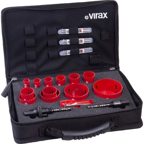 Coffret 9 scies cloches Virax 19-22-29-35-38-44-51-57-64 Virax (1/2)