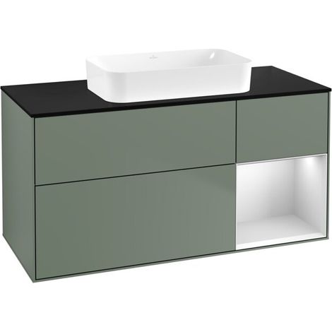 Villeroy & Boch F712MTGM Meuble sous lavabo Finion F71 (1/2)