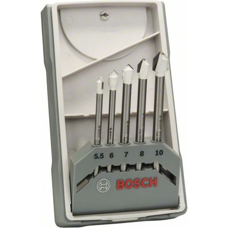Bosch 5tlg. Fliesenbohrer-Set CYL-9 Ceramic 5,5 6,0 7,0 8,0 10,0 mm
