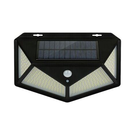 Lampada luce faretto faro esterno solare 300 LED con sensore movimento HS-8010C (1/4)