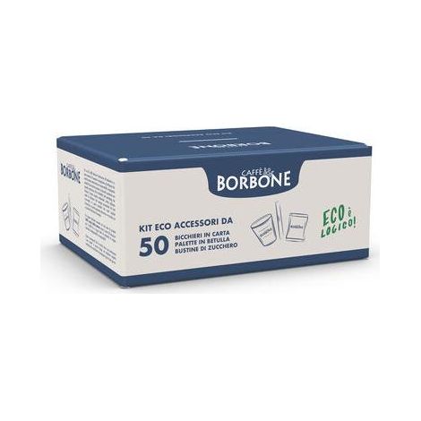 Caffè Borbone MASTERKITACC10X50PZ Einweg-Geschirr-Set 50 Person(en) 150 Stück(e)