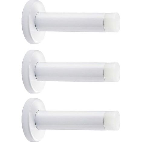 3,5-Zoll-Türstopper, 3-teilig, Edelstahl-Türstopper zur Wandmontage zum Schutz (1/4)