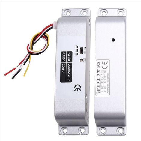 Serratura elettronica a mortaio Lron a 4 fili DC12V per porte in legno (1/4)
