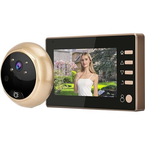 Spioncino digitale elettronico porta campanello telecamera schermo LCD 4.3" W10 (1/5)