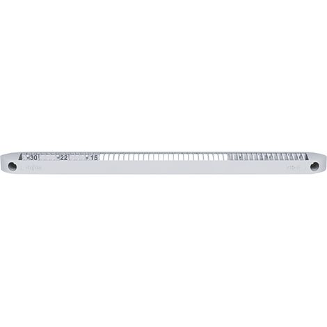 Kintech – Entrée d'air autoréglable vm-g – Affaiblissement acoustique 34 dB – Débit 30 m³/h – Finition blanc RAL9016 – Fonction anti-moustiques