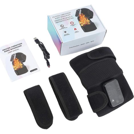 Elektrisches Kniemassagegerät mit Heizfunktion und Vibrationsfunktion zur Linderung von Bein- und Ellbogengelenkschmerzen (1/5)