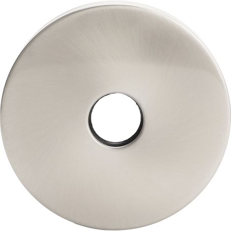 Bride de bras de douche large en acier inoxydable 304, rosace de bras de douche pour tuyau G1/2 po, remplacement pour usage domestique, finition brossée (1/5)
