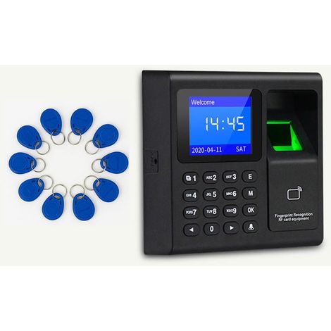 Tastiera di controllo accessi compatta, scheda RFID, password, impronta digitale, macchina per la registrazione delle presenze, apparecchiatura per l'accesso dei dipendenti, adatta per fabbriche,