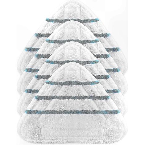 Lot de 4 lingettes microfibres pour balai vapeur - Compatibilité universelle avec les accessoires pour nettoyeur vapeur FG2025031701062 (1/5)