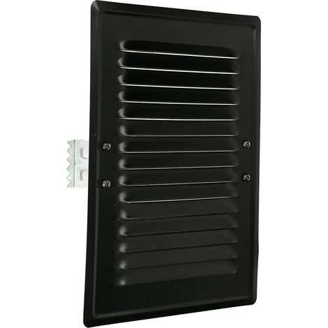 Kotarbau – Grille d'aération VMC en métal avec moustiquaire – Dimensions 165 x 230 mm – Résistante aux intempéries – Installation rapide sans outils