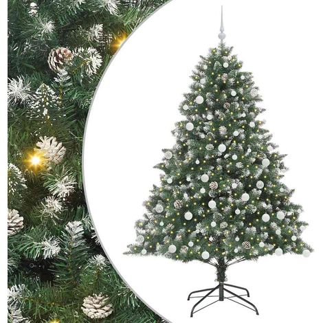 Árbol de Navidad artificial Verde 180 cm PVC, Plástico y Acero vidaXL (1/5)