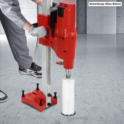 Carotteuse à béton - Avec support - Foret diamant - Pour béton armé, brique, marbre, perçage - Contrôle de profondeur réglable - 4250 W - 220 V (1/5)