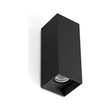 KOV 2L Lampada da parete piazza nero 3000K 34ø/34ø (1/2)