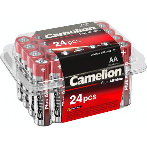Piles Plus alcalines AA/LR6, 24 pièces, capacité 2700 mAh, Piles jetables puissantes pour appareils électroniques pour Une Alimentation optimale en énergie (1/5)