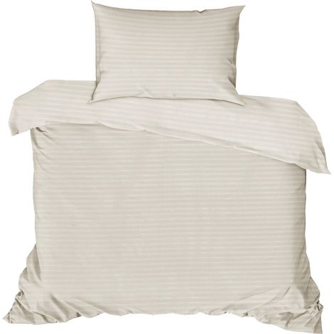 Funda nórdica, funda nórdica, ropa de cama Set Ecru (1/3)