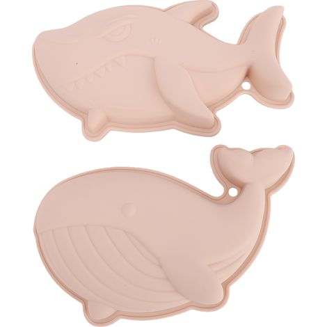 Moule à pâtisserie silicone multifonction thème requin baleine, pour boulange pour la maison, la cuisine et le bureau (1/5)