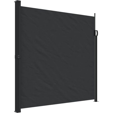 Auvent latéral rétractable noir 200x600 (1/5)