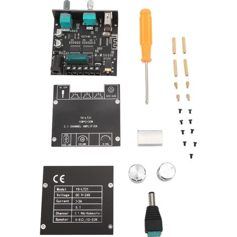 Amplificateur Audio Numérique Bluetooth YS LT21 Module 2.1 Canaux 15W+15W+30W avec Canal Basse (1/5)