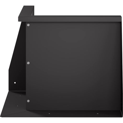 vidaXL Muro de Contención 2 uds. 50 x 50 x 50 cm Acero Negro (1/2)