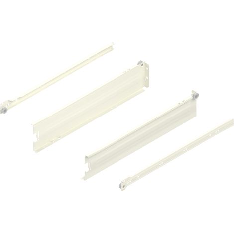 Blum Metabox Teilauszug 450mm C15 Zargenhöhe 86mm,                          RAL9001 Steckversion
