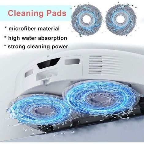 Kit accessoires Roborock Qrevo Curve Edge S5X S5A, brosse principale filtres HEPA serpillères sacs poussière brosses (1/4)