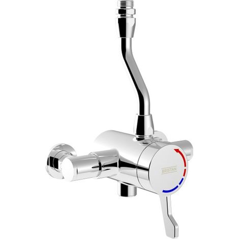 Bristan Opac Thermostatic Exposed Shower Valve - Chrome (1/2)