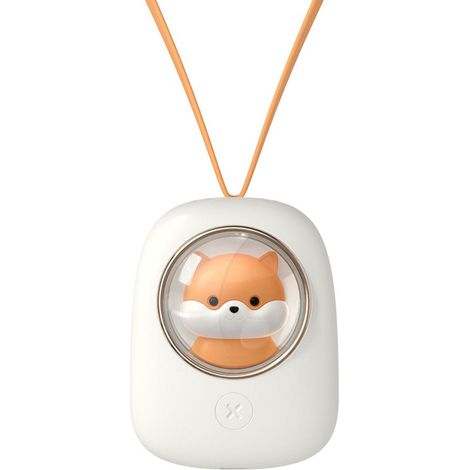 Mini ventilateur portable rechargeable, petit ventilateur de cou personnel alimenté par batterie USB, mains libres avec veilleuse